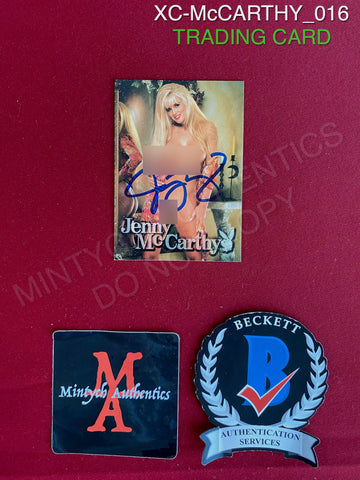 XC-McCARTHY_016 - Playboy Trading Card Autographed By Jenny McCarthy