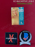 XC-McCARTHY_018 - Playboy Trading Card Autographed By Jenny McCarthy