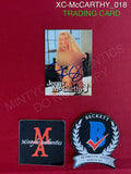 XC-McCARTHY_018 - Playboy Trading Card Autographed By Jenny McCarthy