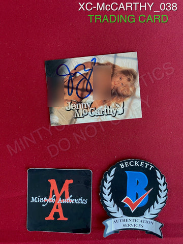 XC-McCARTHY_038 - Playboy Trading Card Autographed By Jenny McCarthy