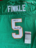 YOUNG_002 - Ray Finkle Custom Jersey Autographed By Sean Young